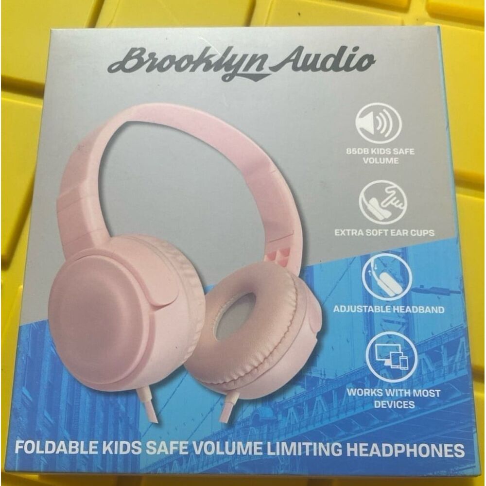 Foldable Kids Safe Volume Limiting Headphones